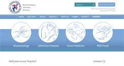Desktop Screenshot of houstonrheumatologycare.com